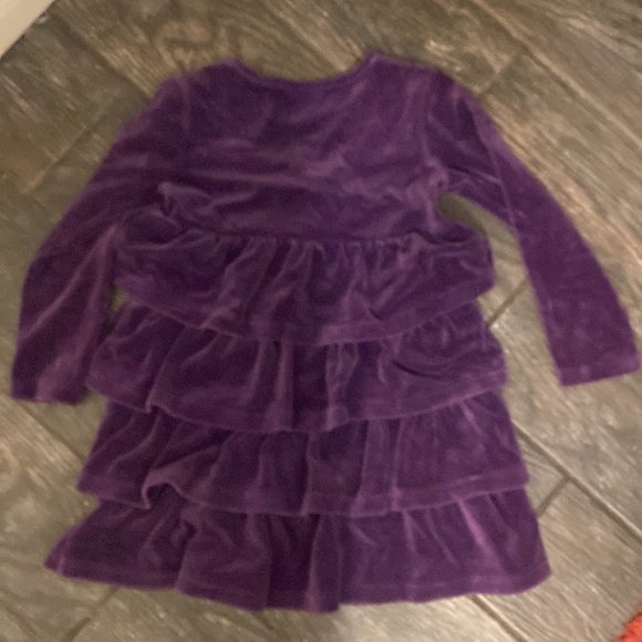 Hanna Andersson Dresses Purple Velvet Tiered Dress Poshmark